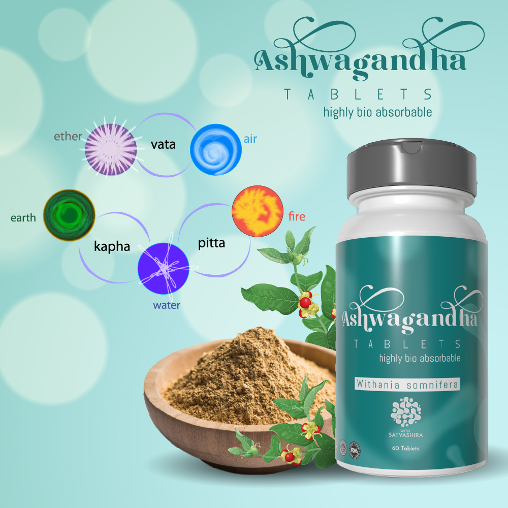 Organic Bio Ashwagandha and Probiotic (60 Tablets) (HS00578)